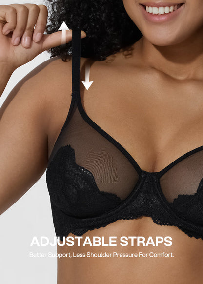 Full Coverage Lace Minimizer Bra