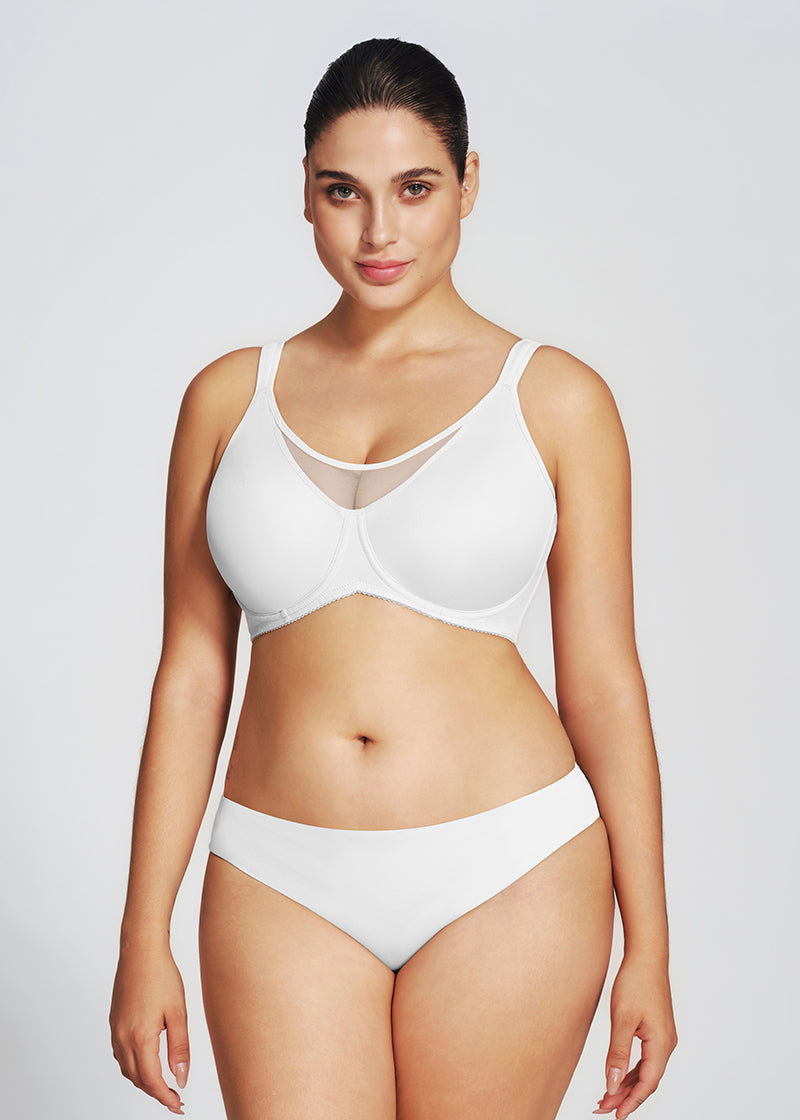 BOGO🔥Mesh Cooling Full Coverage Minimizer Bra