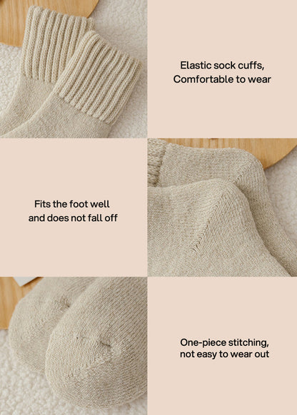 Cozy Ribbed Fleece Lined Crew Socks