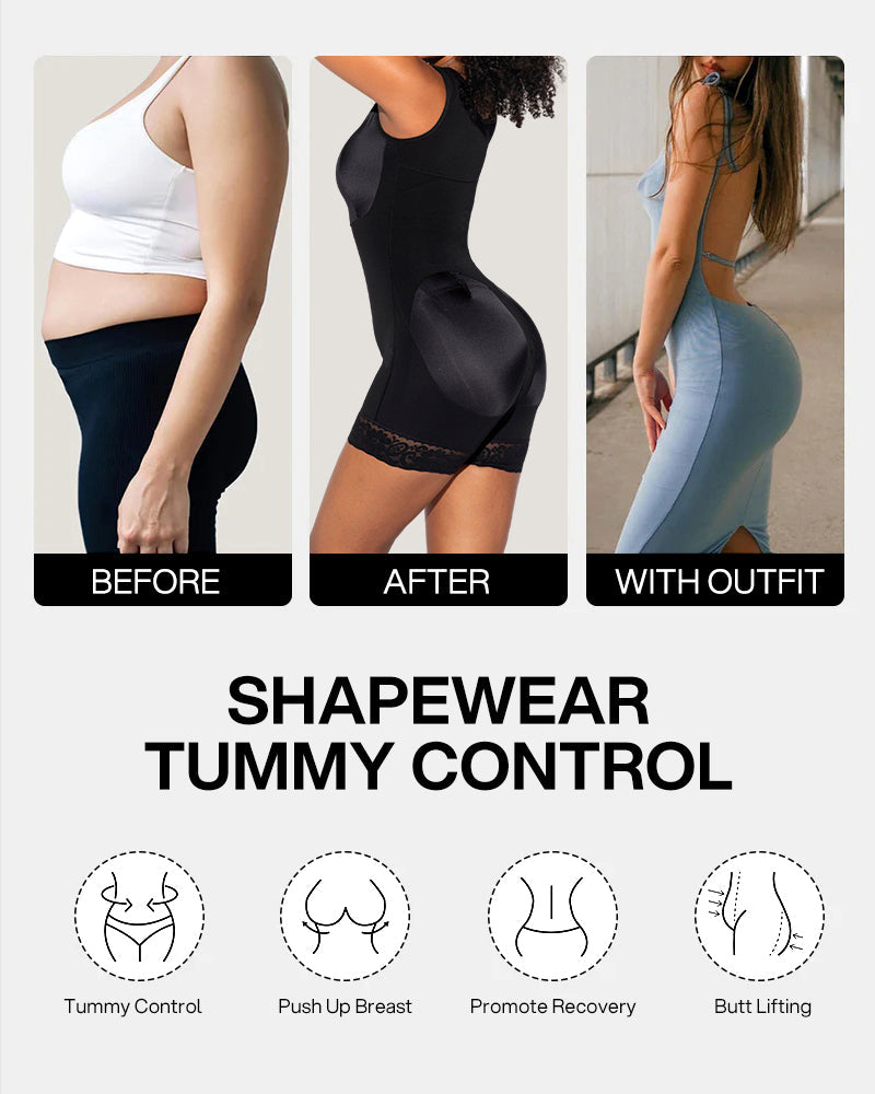Tummy Control Extra Plus Size Shapewear Bodysuit