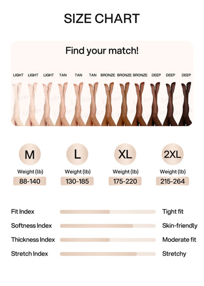 Translucent Fleece Lined Tights