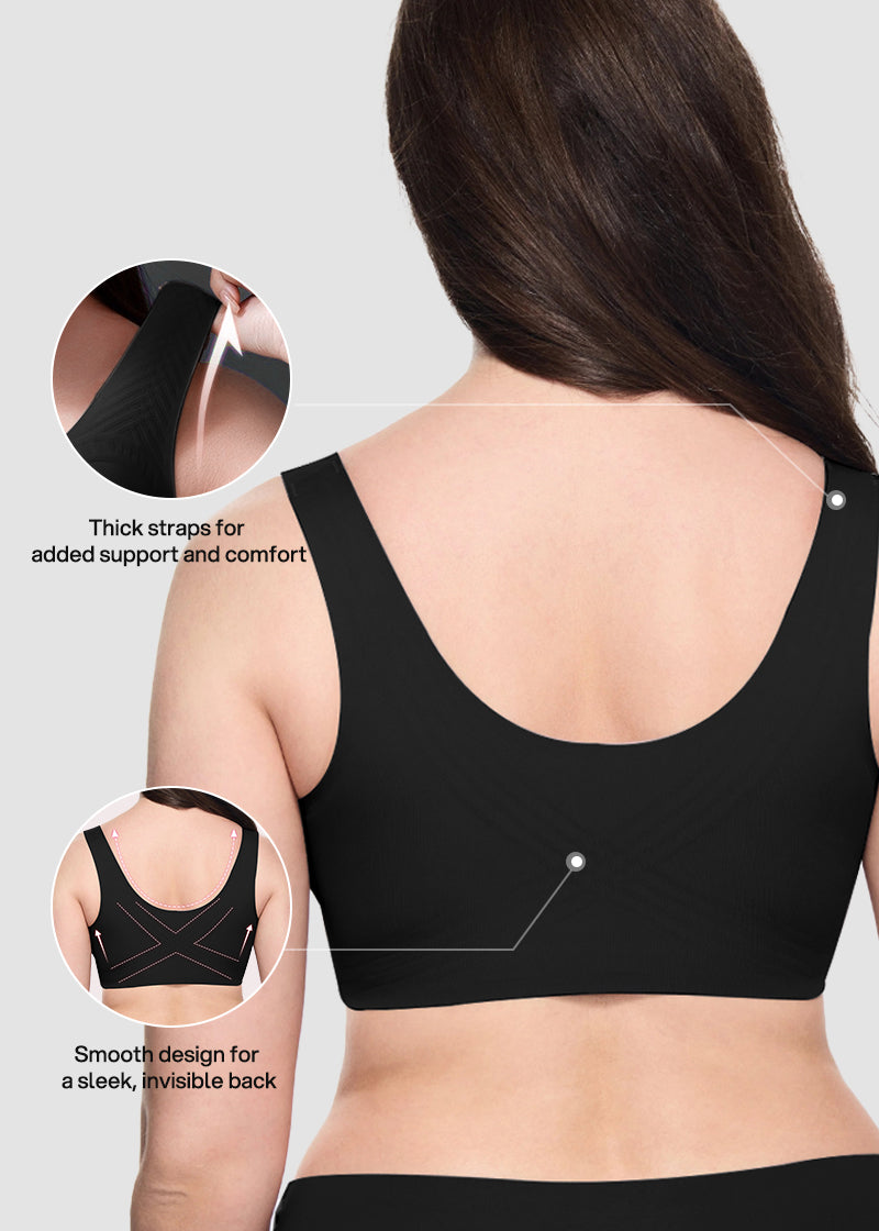 Lifting Wire-Free Antibacterial Jelly Bra