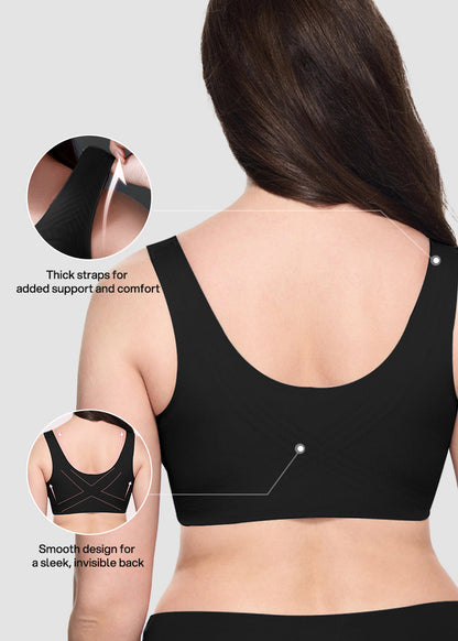 Lifting Wire-Free Antibacterial Jelly Bra