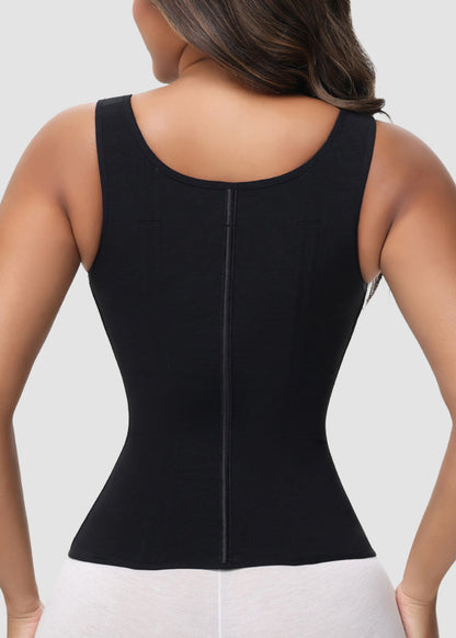Double-Layer Tummy Control Waist Shaper Girdle With Bra