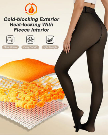 Translucent Fleece Lined Tights
