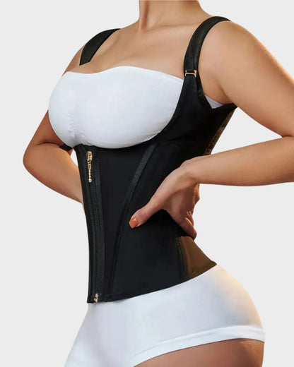 LilyLove® Double Waistband Corset Vest